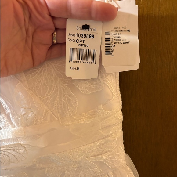 NWT Shoshanna Midnight Marinique Dress in Optic White - Picture 5 of 10